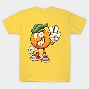 Cartoon orange T-Shirt